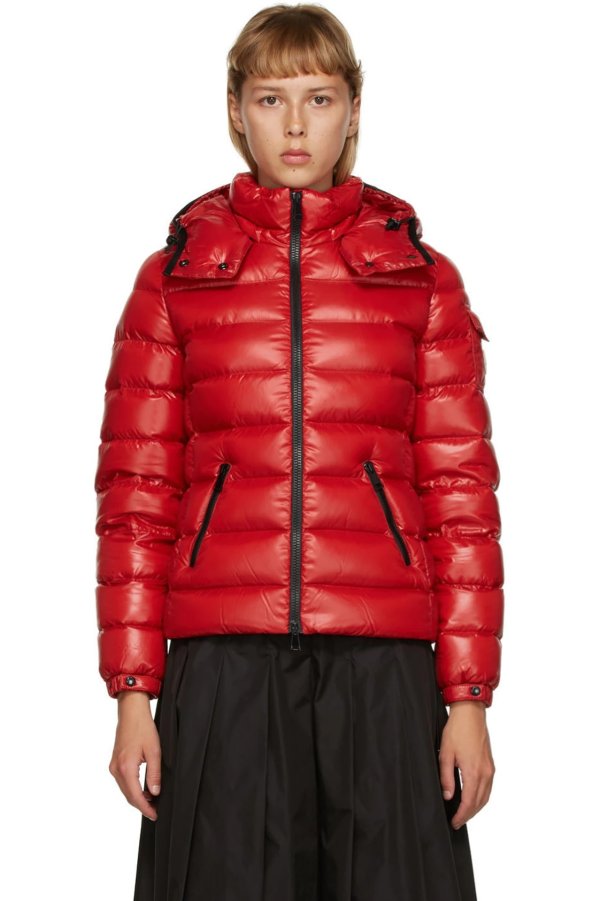 Red Down Bady Coat