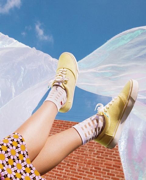 Women's Fenix Yellow Lace Up Sneaker | TOMS