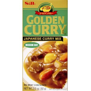 S&B, Golden Curry Japanese curry Mix, Medium Hot, 3.2 oz