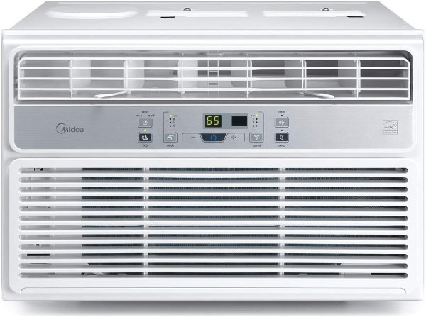 8,000 BTU EasyCool Window Air Conditioner, Dehumidifier and Fan - Cool, Circulate and Dehumidify up to 350 Sq. Ft., Reusable Filter, Remote Control