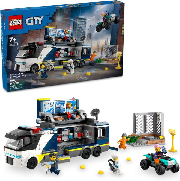 City Police Mobile Crime Lab Truck Toy 60418