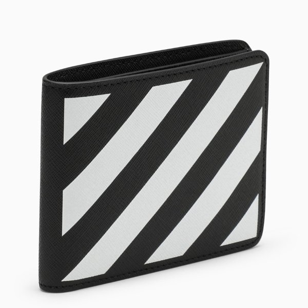 Diag print bi-fold wallet