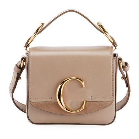 ChloeC Mini Shiny Leather Shoulder Bag