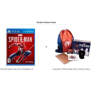 《漫威蜘蛛侠》PS4 实体版 + 蜘蛛侠收藏套盒