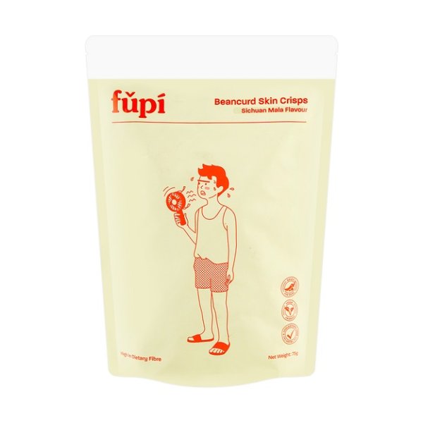 FUPI Beancurd Skin Crisps Mala Flavor