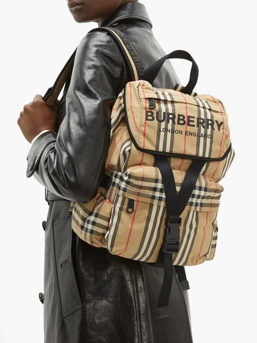 Wilfin small Icon-stripe backpack