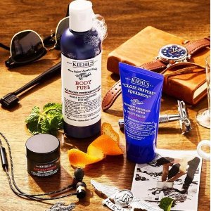with any $85+ men's purchase @ Kiehl's