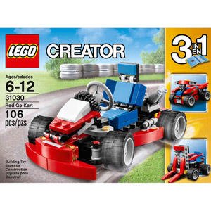 乐高LEGO Creator 卡丁车3和1积木