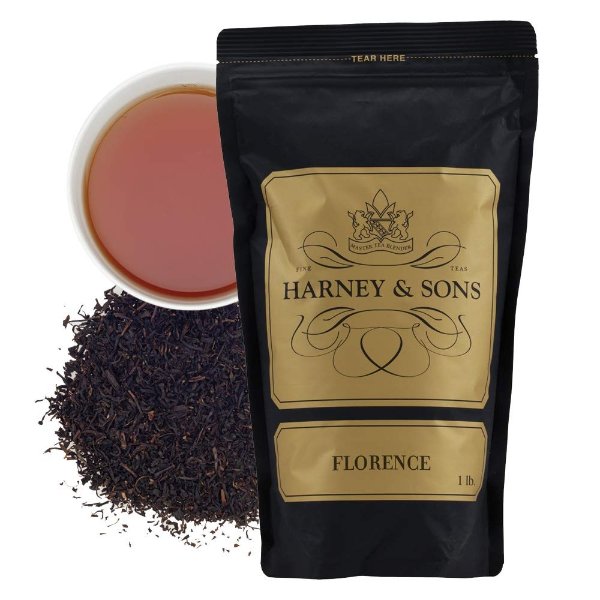 Harney & Sons Florence | 16oz Bag of Loose Leaf Black Tea with Chocolate and Hazelnut Notes