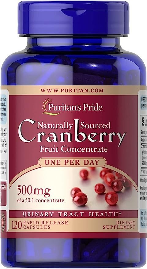 Puritan's Pride 普丽普莱 一天一颗蔓越莓胶囊，120粒