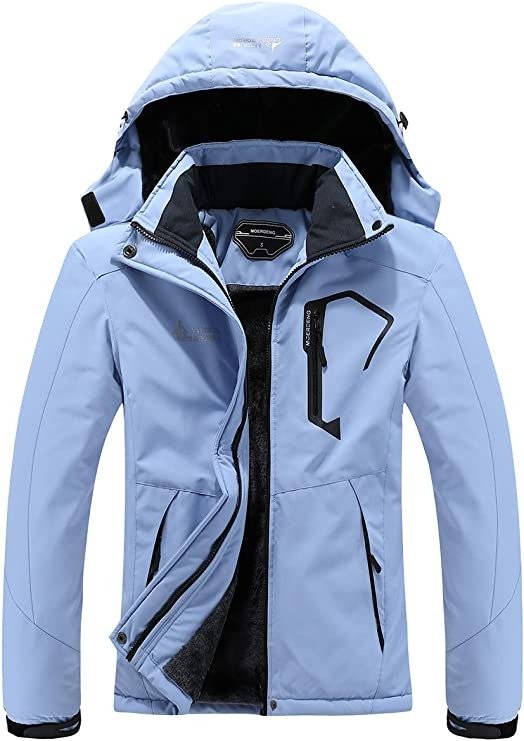 Women's Waterproof Ski Jacket Warm Winter Snow Coat Mountain Windbreaker Hooded Raincoat Jacket