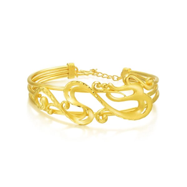Chinese Wedding Collection 999.9 Gold Bangle - 84830K | Chow Sang Sang Jewellery