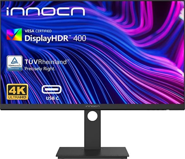 INNOCN 27英寸 4K超清 设计师电脑显示器