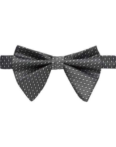Calvin Klein Gray Check Large Bow Tie - Men's Accessories | Men's Wearhouse