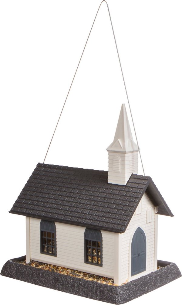 North States Village Collection Church Bird Feeder, White , Large - Chewy.com