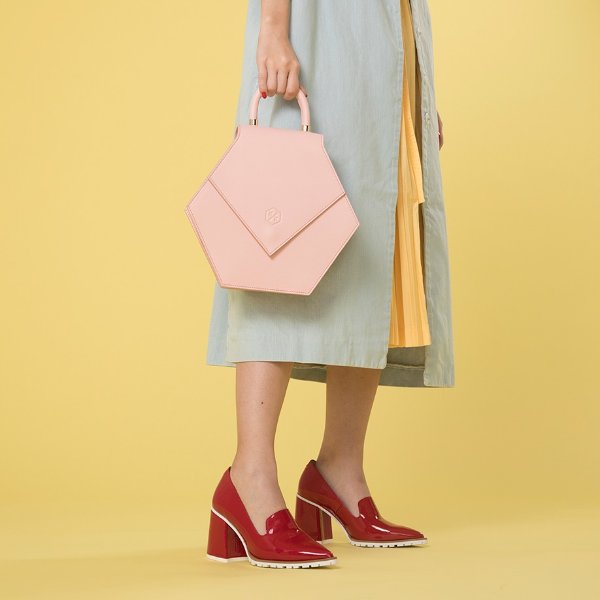 The Anna red shoes - Nina Hauzer | Luxury Leather goods