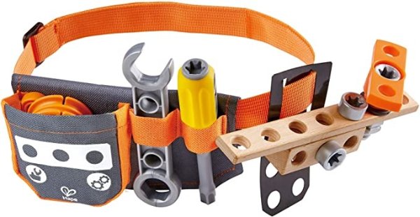 Junior Inventor Scientific Tool Belt | 19 Piece Utility Component STEAM Tool Storage Belt for Children +4 Years