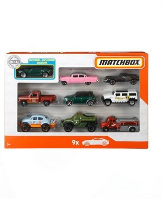 9 Race Car Collectors Gift Pack