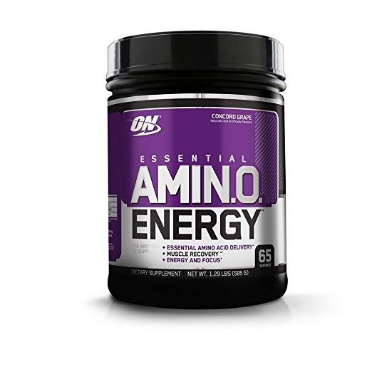 ESSENTIAL AMINO ENERGY with Green Tea and Green Coffee Extract, Flavor: Concord Grape, 65 Servings
