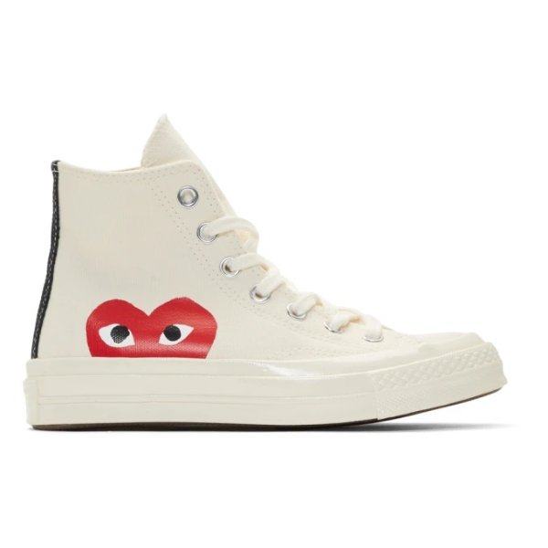 - Off-White Converse Edition Half Heart Chuck 70 High Sneakers