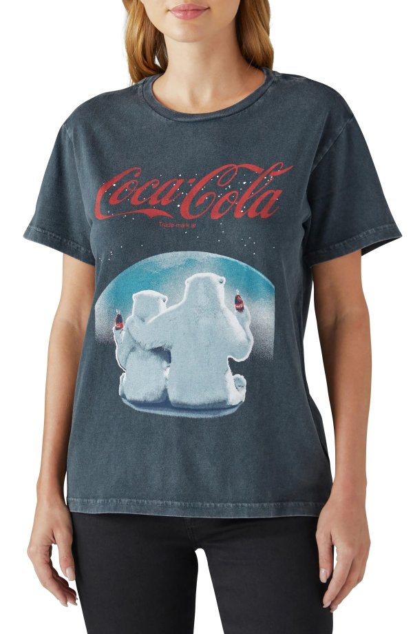 Coca-Cola® Polar Bear Cotton Graphic T-Shirt