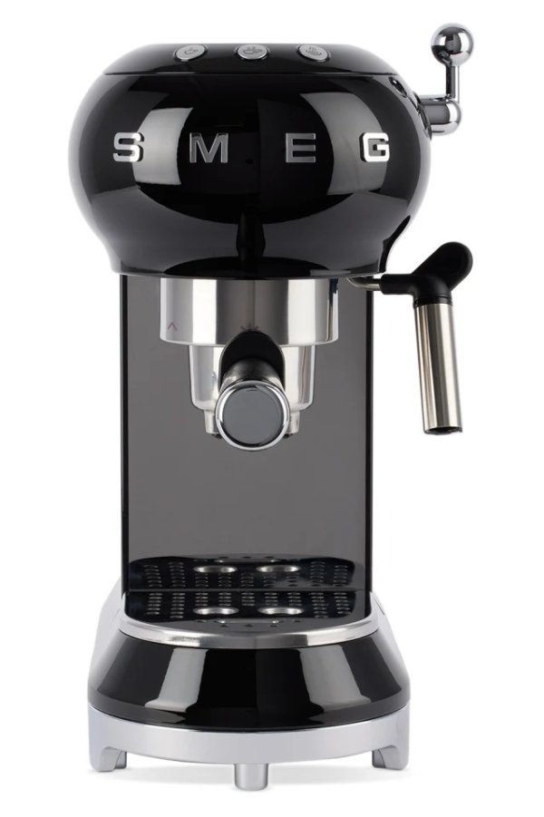 Black Espresso Manual Coffee Machine