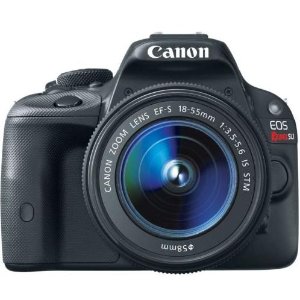 (Refurbished) Canon EOS Rebel SL1 18MP 3" LCD Digital SLR Camera w/ 18-55mm STM Lens