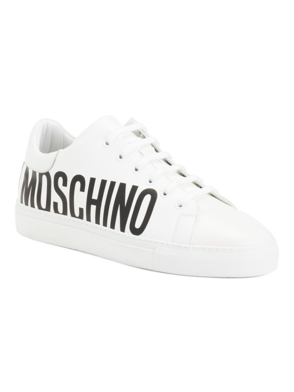 Made In Spain Leather Logo Sneakers