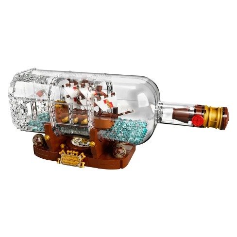 Ideas Ship in a Bottle 21313 瓶中船
