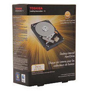 TOSHIBA PH3300U-1I72 3TB 7200 RPM 64MB Cache SATA 6.0Gb/s 3.5" Internal Hard Drive Retail Kit