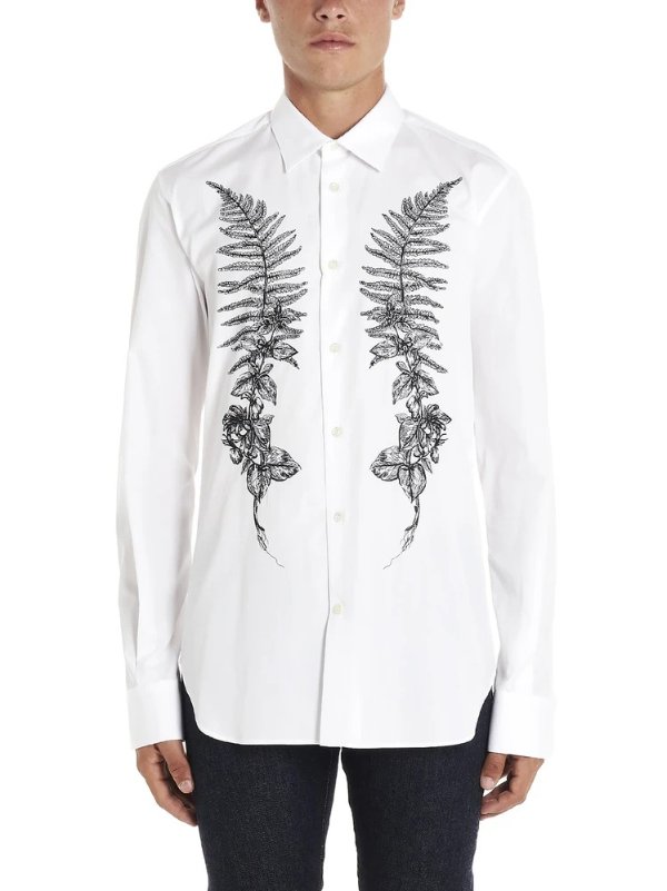 Classic Fern Embroidered Shirt