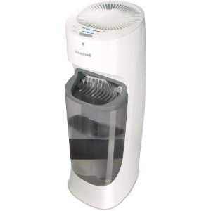 Honeywell Top Fill Tower Humidifier with Humidistat White