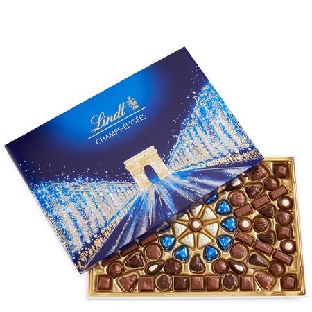 Champs-Elysees Boxed Chocolate Blue Box (94-pc)