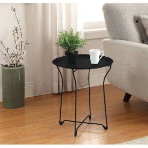 Mainstays Metal Tray Side Table, Multiple Colors