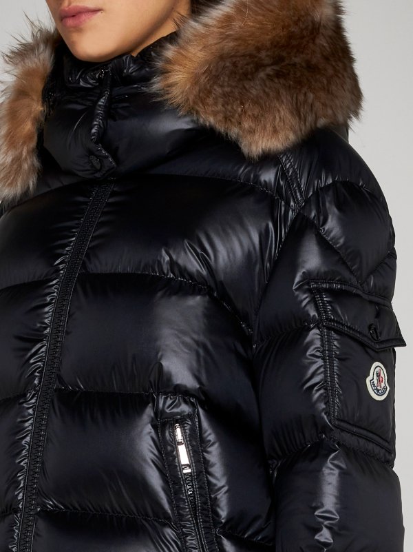 Mairefur quilted nylon down jacket