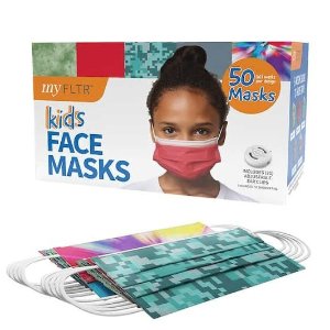 FLTR Kids General Use Face Mask, 50 Masks