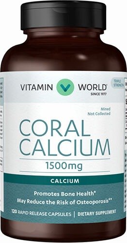 Coral Calcium 1500 mg | Coral Calcium to Support Healthy Bones | Vitamin World