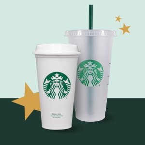 Free reusable cup with reload through paypalStarbucks Earth Day Limited Time Promotion