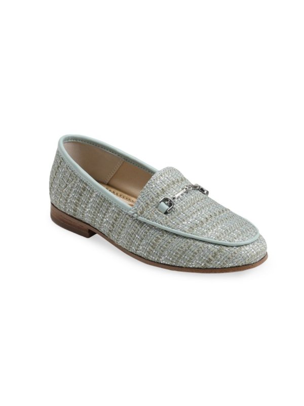 Little Girl's & Girl's Woven Loraine Loafers
