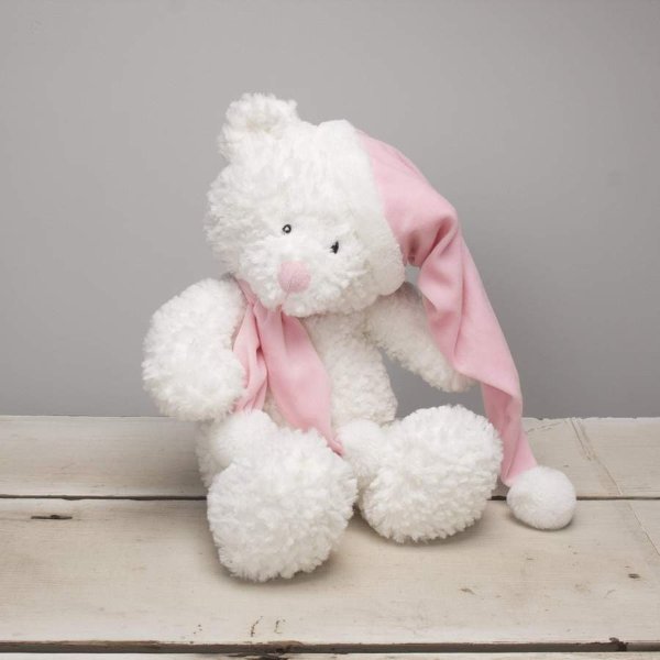 "Snowflake" the 17in Pink Winter Baby Bear by The Beverly Hills Teddy Bear Company"