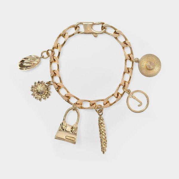 Le Bracelet Jacquemus in Golden Brass