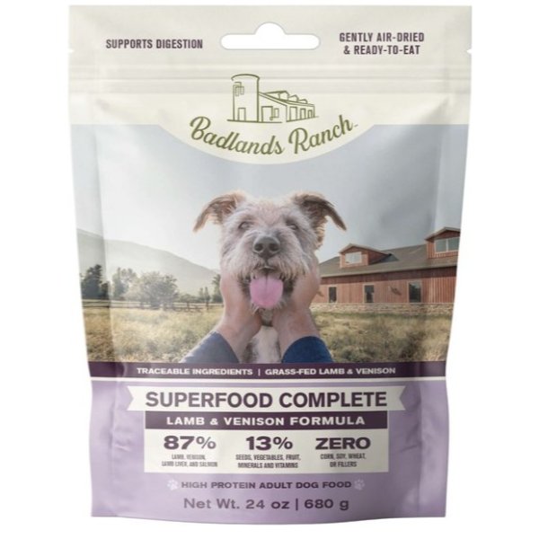 Superfood Complete Grain-Free Lamb & Venison Air-Dried Dog Food