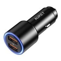 CC-Y17S Dual USB-A LED Car Charger - Micro Center
