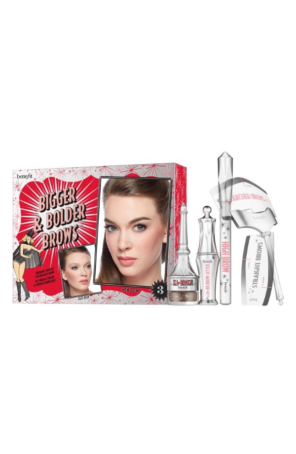 Bigger & Bolder Brows Kit Buildable Color Kit for Dramatic Brows