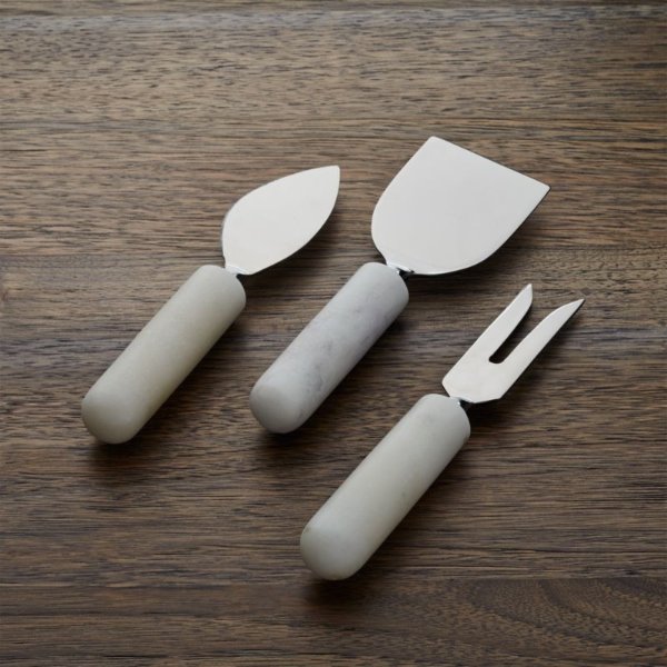Marble Cheese Knives, Set of 3 + Reviews | Crate & Barrel