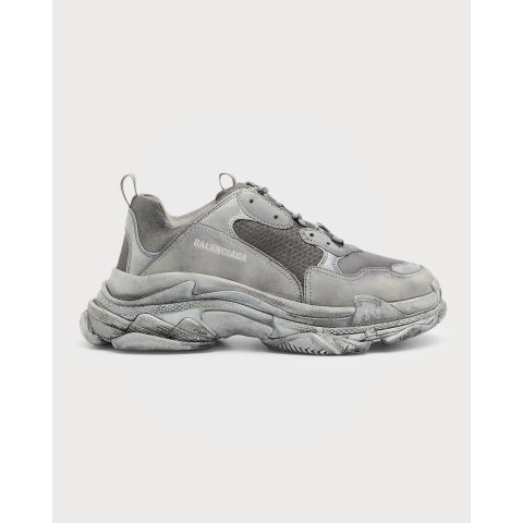 triple s sneaker in beige double foam and mesh