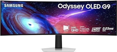 49" Odyssey G93SC OLED DQHD 0.03ms 240Hz Curved Monitor
