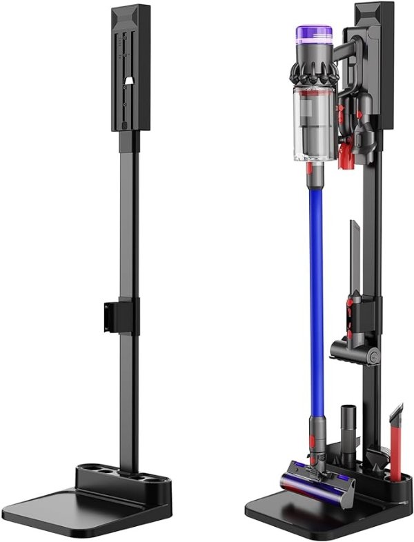 Foho Vacuum Stand Storage Dock Dockings Station Compatible for Dyson V7 V8 V10 V11 V12 V15 SV18 SV21, Storage Bracket Stand Compatible for Dyson Cordless Stick Vacuum Cleaner and Accessary