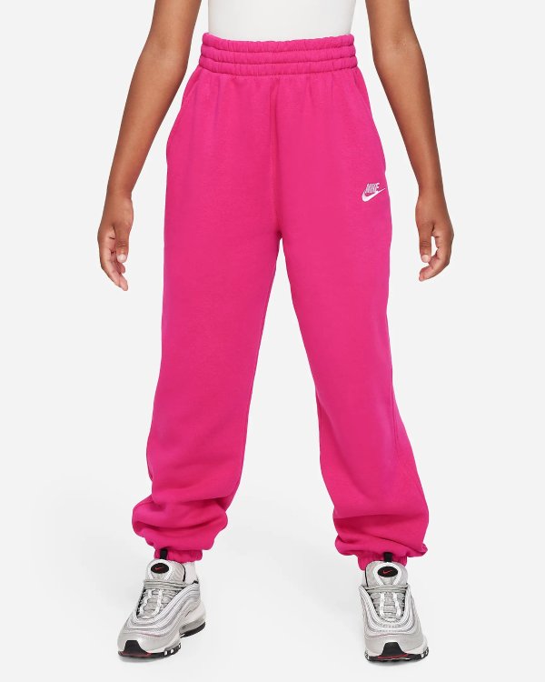 Sportswear Club Fleece Big Kids' (Girls') Loose Pants..com