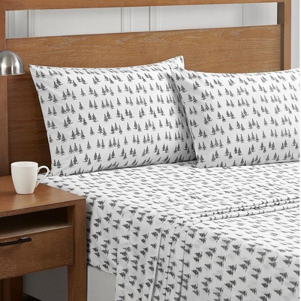 Holiday Printed Microfiber 3-piece Sheet Set, Twin, Created For Macy's